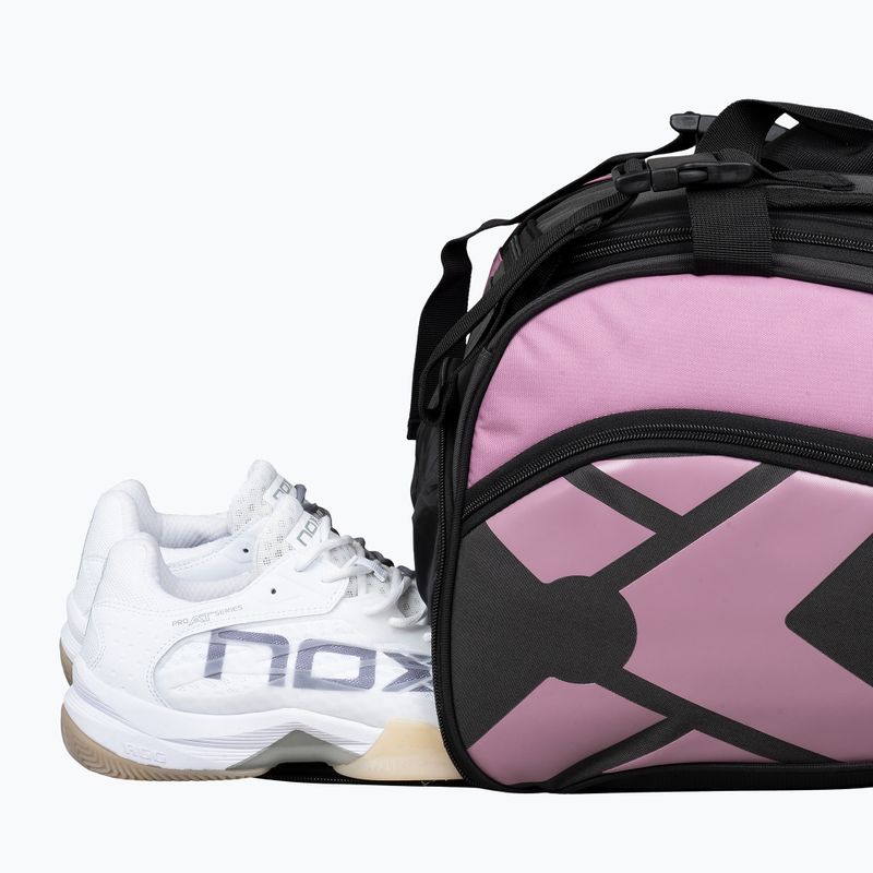 Чанта NOX Street Series padlum 45 л сива/розова 15