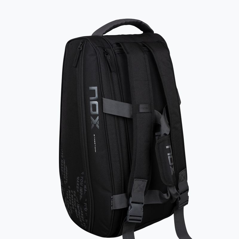 Чанта за падел NOX Street Series 45 l black/grey 6