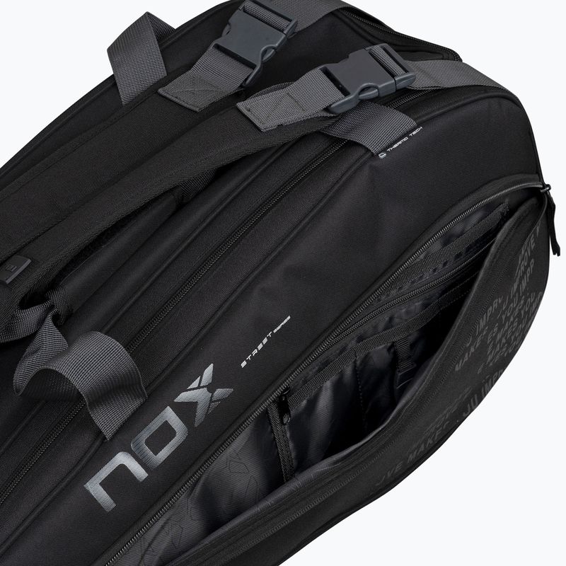 Чанта за падел NOX Street Series 45 l black/grey 12