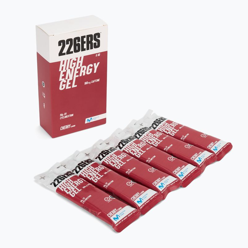Енергийно желе 226ERS High Energy 6 x 76 g кофеин 160 mg cherry 4