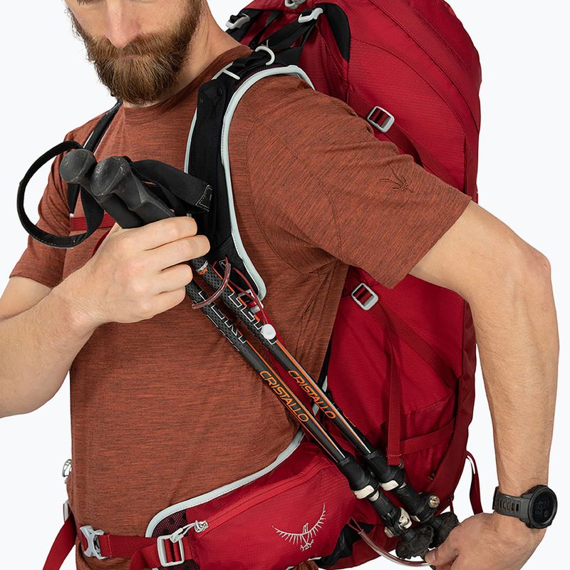 Мъжка раница за трекинг Osprey Talon 36 l (S-M) cosmic red 8