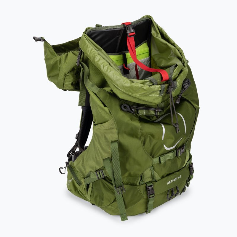 Мъжка раница за трекинг Osprey Aether 65 l garlic mustard green 4