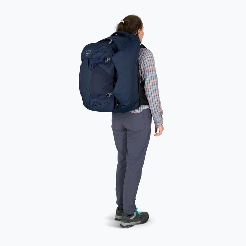 Osprey Fairview 55 l зимна нощна синя туристическа раница 8
