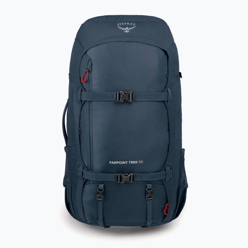 Мъжка раница за трекинг Osprey Farpoint Trek 55 l muted space blue