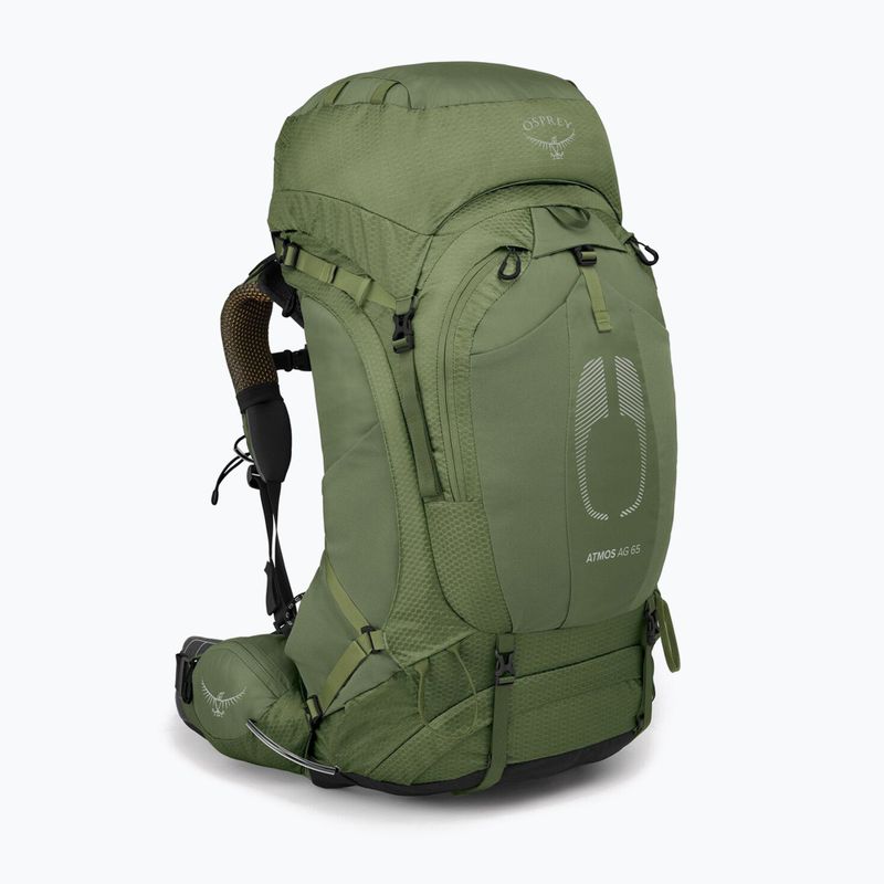 Мъжка раница за трекинг Osprey Atmos AG 65 l митично зелено