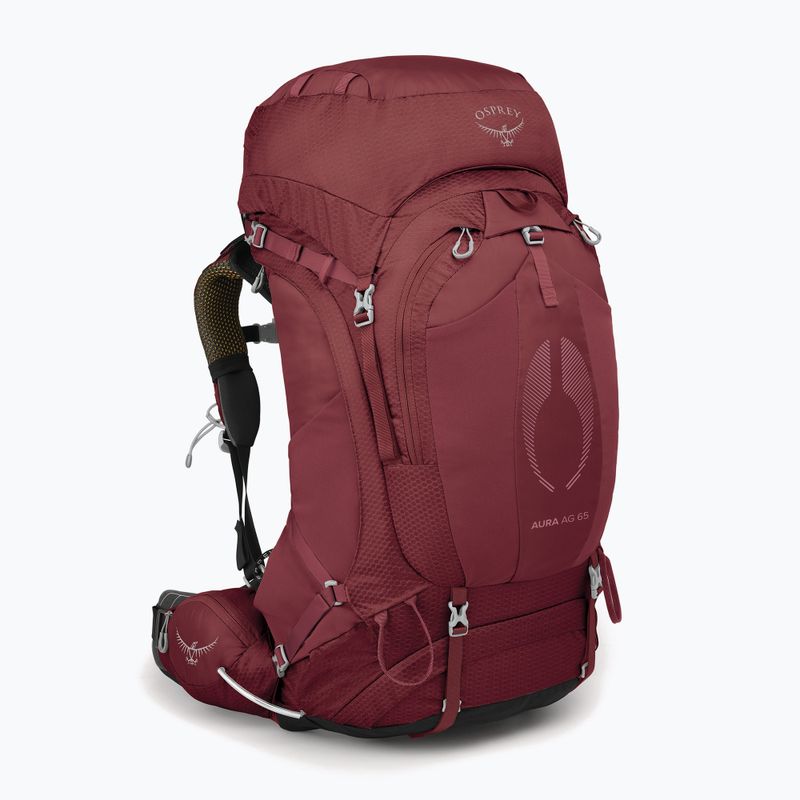 Дамска раница за трекинг Osprey Aura AG 65 l XS-S berry sorbet red 2