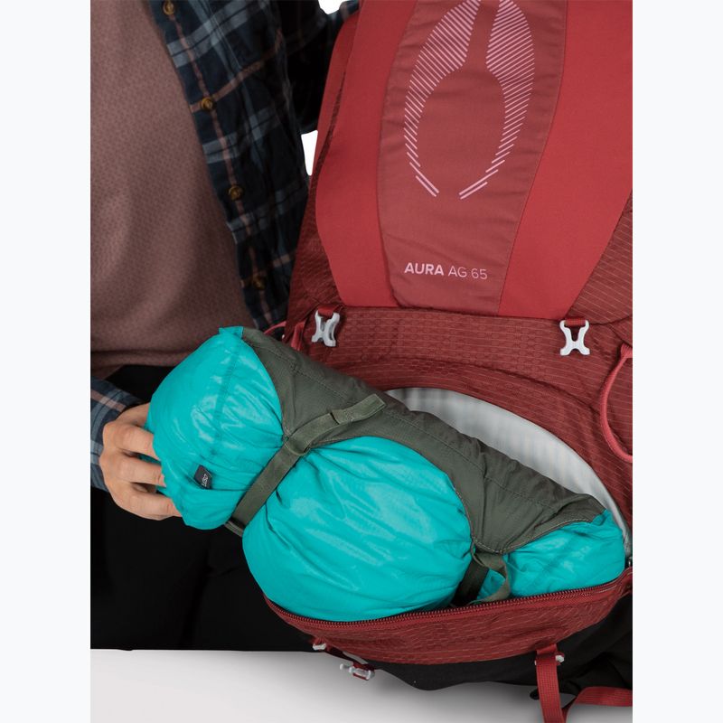 Дамска раница за трекинг Osprey Aura AG 65 l XS-S berry sorbet red 12