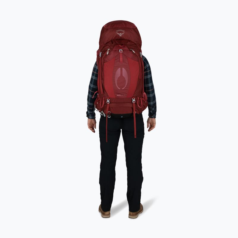 Дамска раница за трекинг Osprey Aura AG 65 l M-L berry sorbet red 6