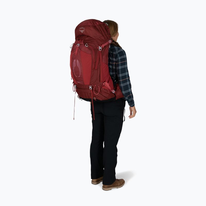 Дамска раница за трекинг Osprey Aura AG 65 l M-L berry sorbet red 7