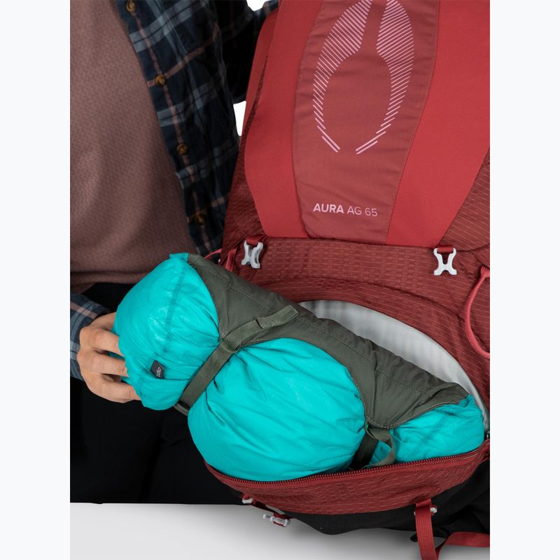 Дамска раница за трекинг Osprey Aura AG 65 l M-L berry sorbet red 12