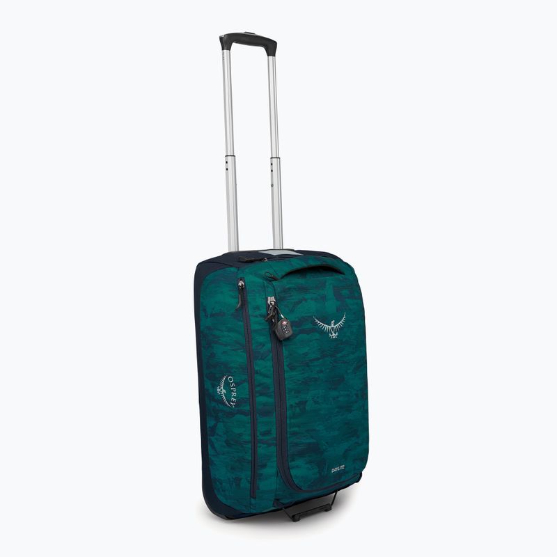 Osprey Daylite Carry-On Wheeled Duffel 40 л чанта за пътуване с принт на палмови листа 2