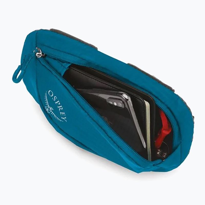 Osprey Pack Pocket джоб с цип за синя раница с фронт 4