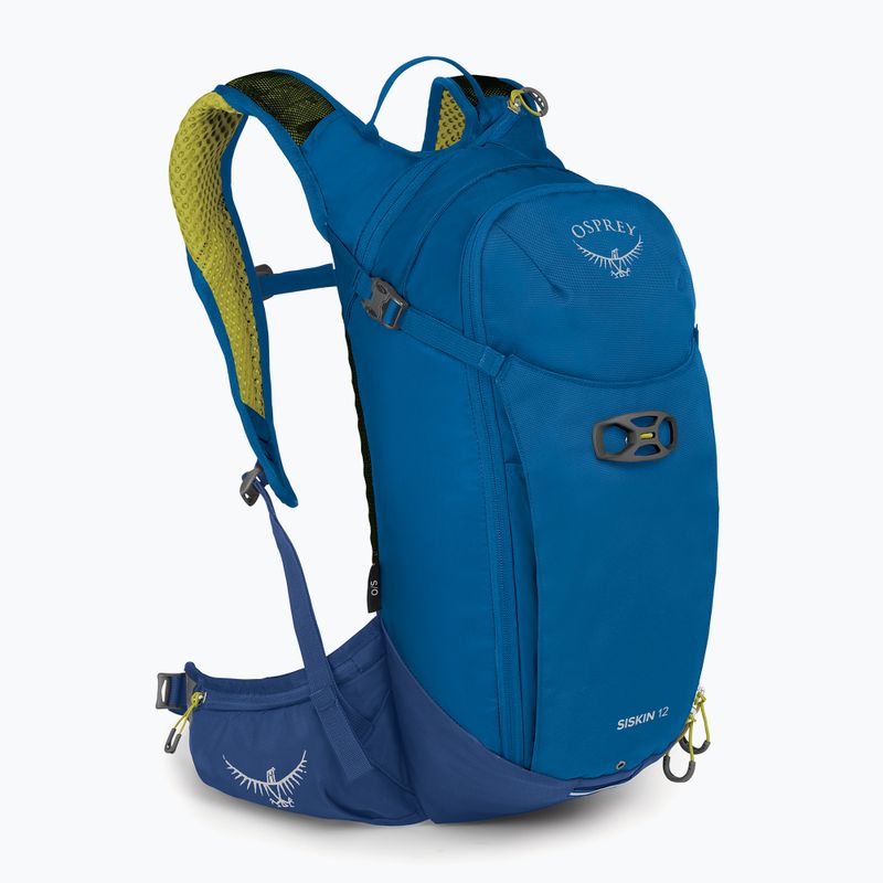 Мъжка велосипедна раница Osprey Siskin 12 l с мека бутилка 2,5 l postal синя 3