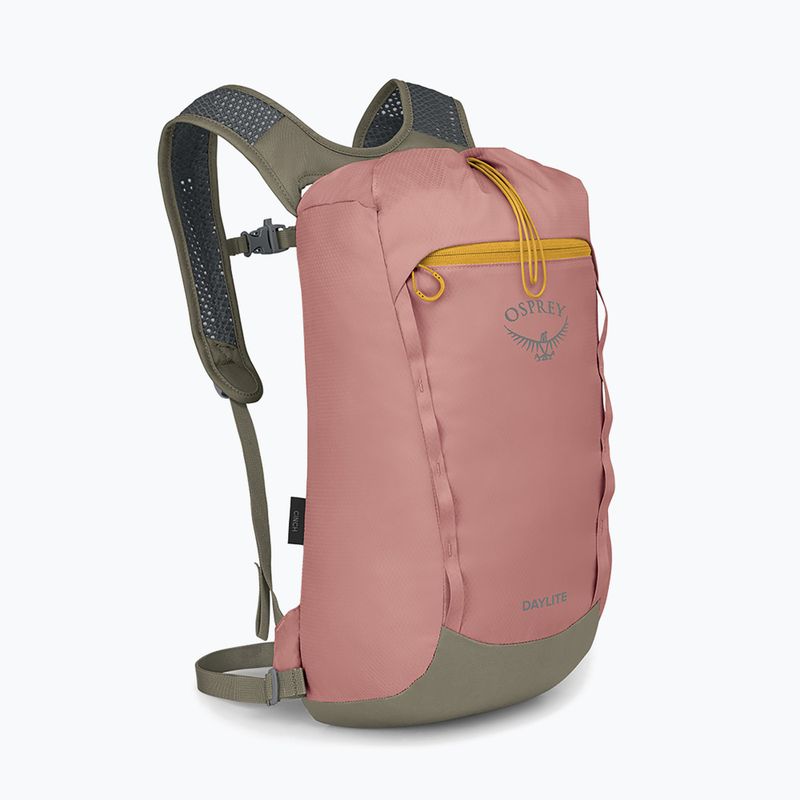 Osprey Daylite Cinch 15 пепеляво-синя, розова/алено-сива раница за трекинг 6