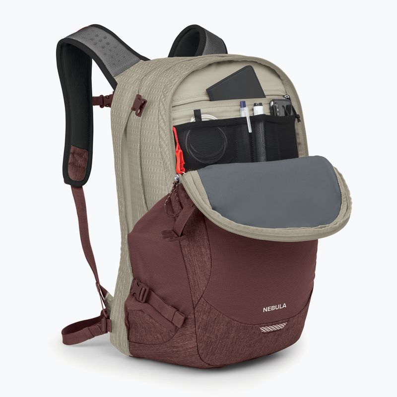 Градска раница Osprey Nebula 32 l sawdust tan/raisin red 4