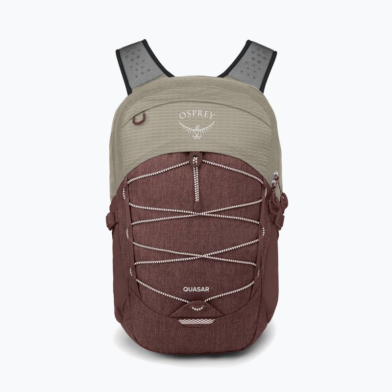 Градска раница Osprey Quasar 26 l sawdust tan/raisin red