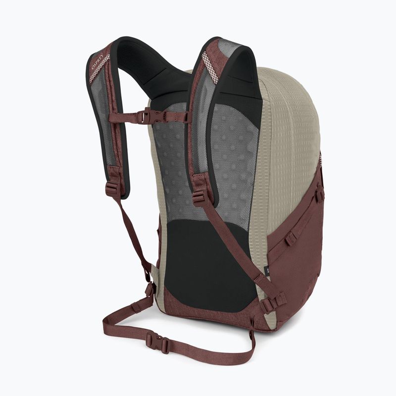 Градска раница Osprey Quasar 26 l sawdust tan/raisin red 3