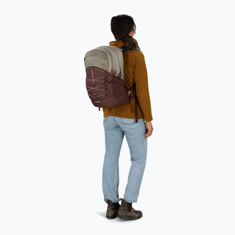 Градска раница Osprey Quasar 26 l sawdust tan/raisin red 7