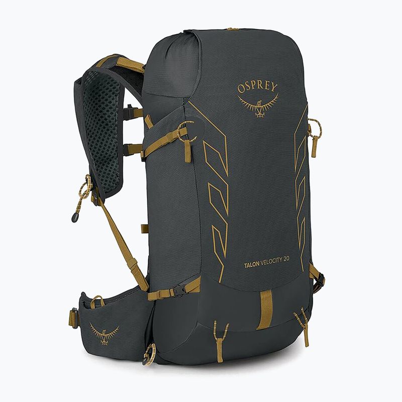 Мъжка туристическа раница Osprey Talon Velocity 20 l dark charcoal/tumbleweed yellow 2
