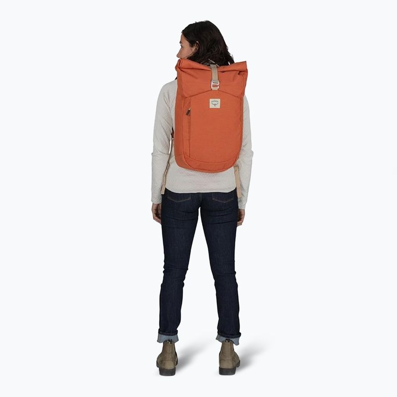 Градска раница Osprey Arcane Roll Top Pack 22 l porcelain orange heather 7