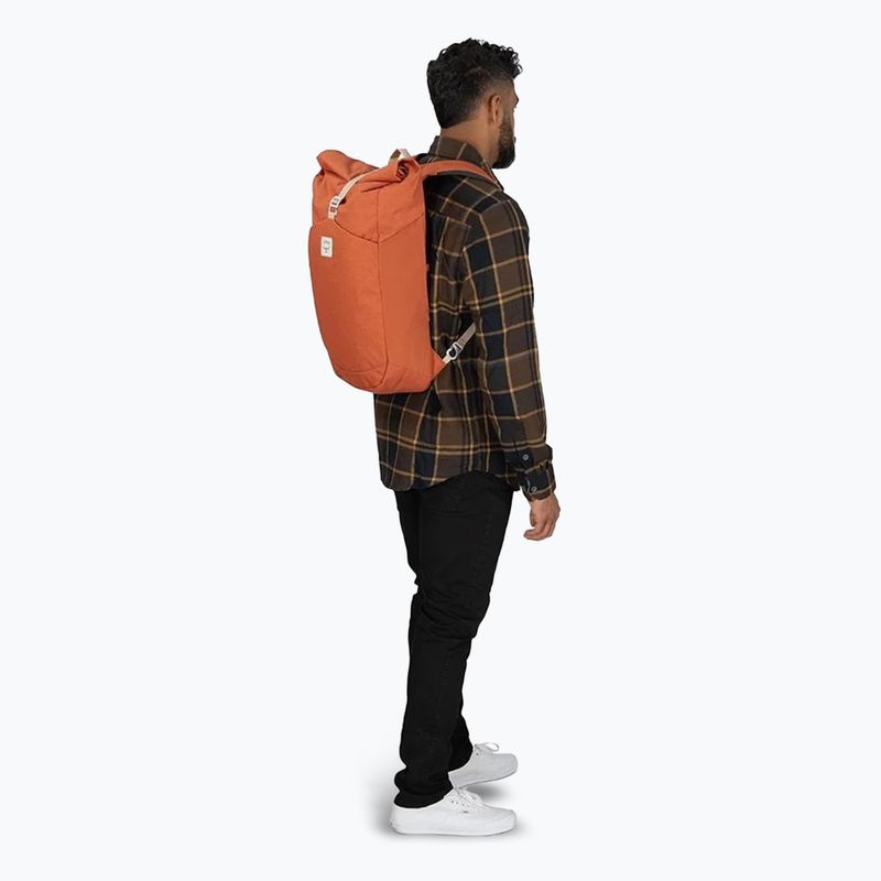 Градска раница Osprey Arcane Roll Top Pack 22 l porcelain orange heather 10