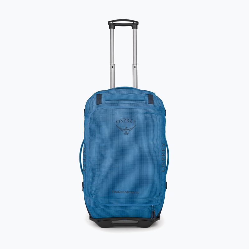 Osprey Transporter Wheeled Duffel 60 l пътнически куфар син пламък