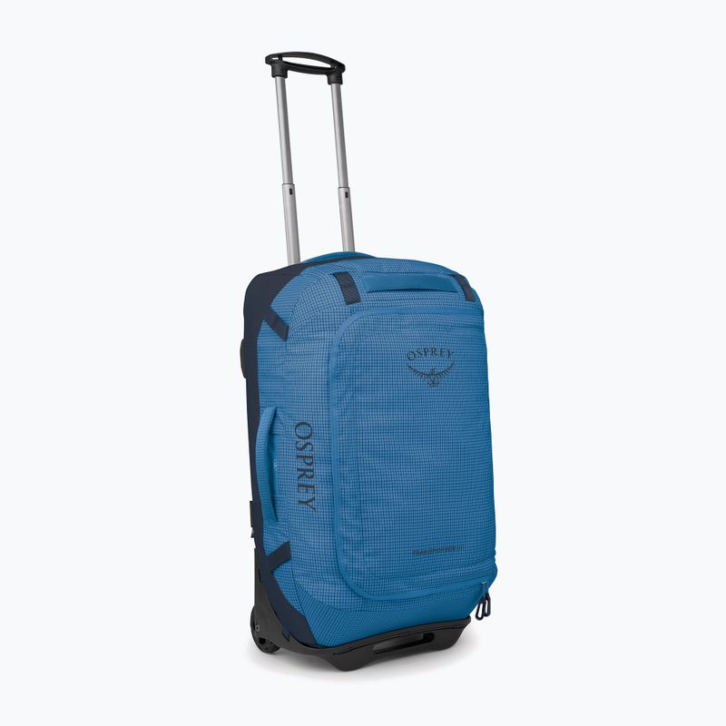 Osprey Transporter Wheeled Duffel 60 l пътнически куфар син пламък 2