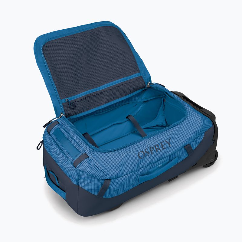 Osprey Transporter Wheeled Duffel 60 l пътнически куфар син пламък 4