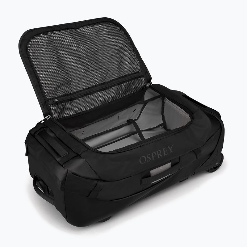 Osprey Transporter Wheeled Duffel 90 l raven black пътна чанта 4