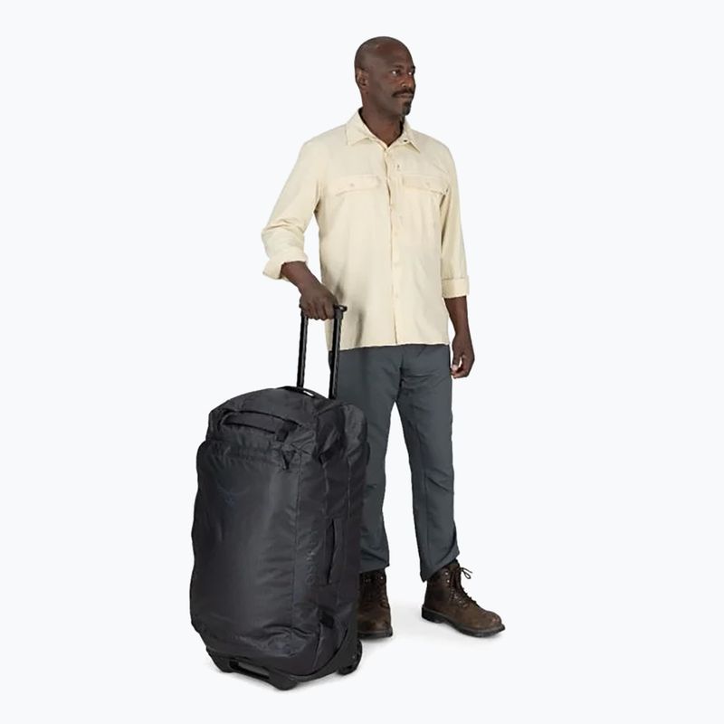 Osprey Transporter Wheeled Duffel 90 l raven black пътна чанта 5