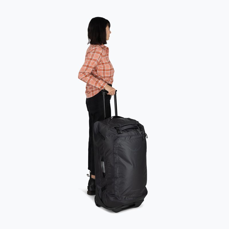 Osprey Transporter Wheeled Duffel 90 l raven black пътна чанта 5