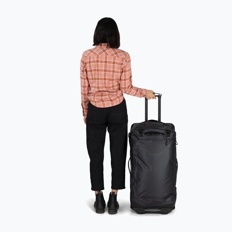 Osprey Transporter Wheeled Duffel 90 l raven black пътна чанта 6