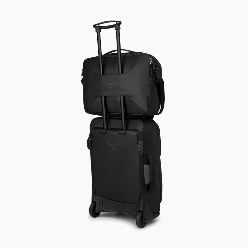 Osprey Transporter Carryon Бордова чанта за пътуване 23,5 л raven black 5
