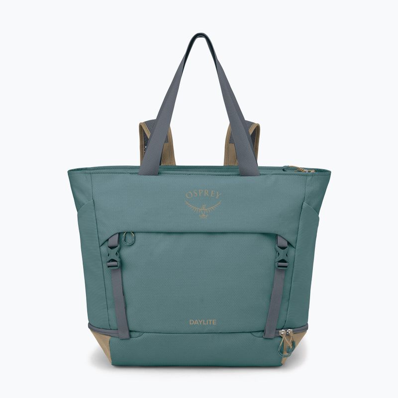 Osprey Daylite Large Tote 26 л пътна чанта каскадно синьо / лате кафяво