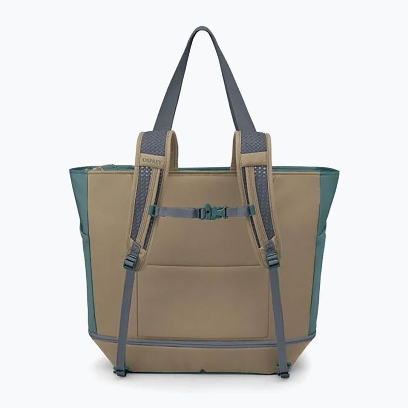 Osprey Daylite Large Tote 26 л пътна чанта каскадно синьо / лате кафяво 2