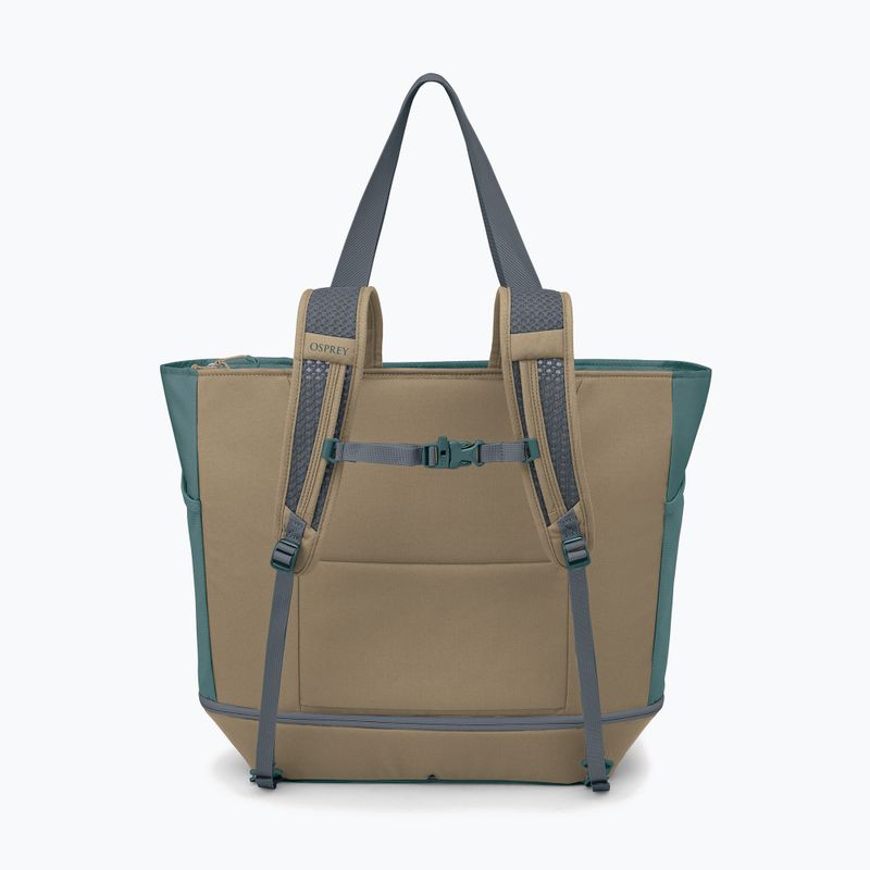 Osprey Daylite Large Tote 26 л пътна чанта каскадно синьо / лате кафяво 3