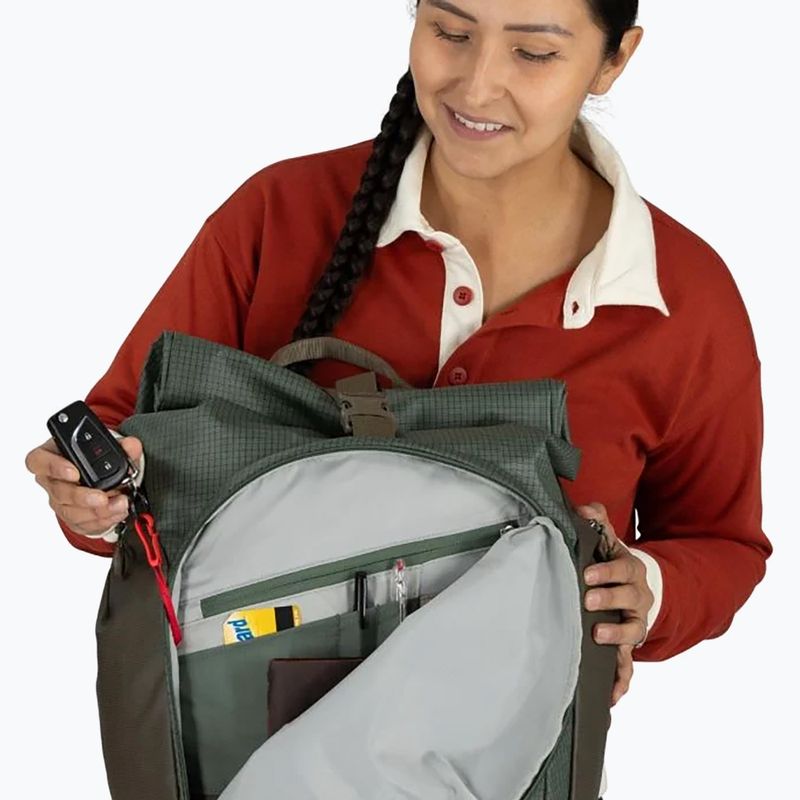 Osprey Transporter Roll Top 20 л раница Pine Leaf City 11
