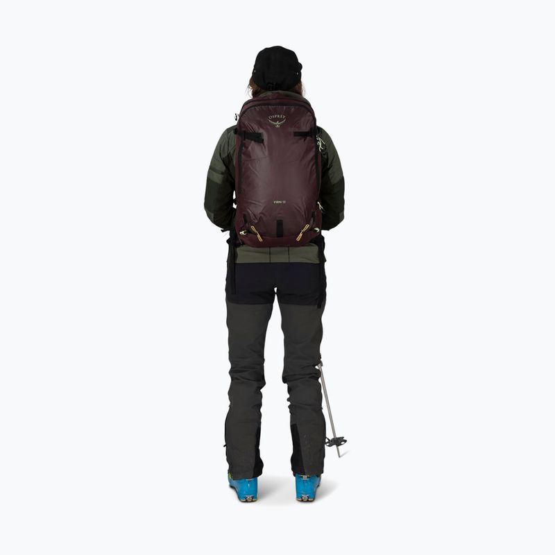 Osprey Firn 18 л раница за скачане с парашут бъз лилаво/ ментово зелено 6