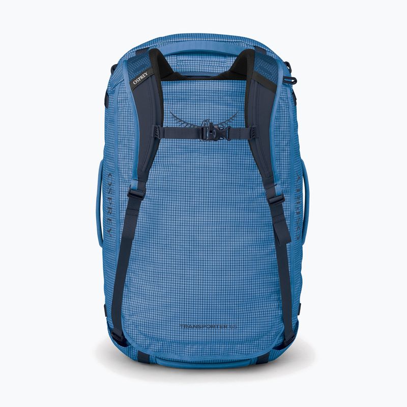 Пътническа чанта Osprey Transporter Duffel 65 л, синьо, пламък 3