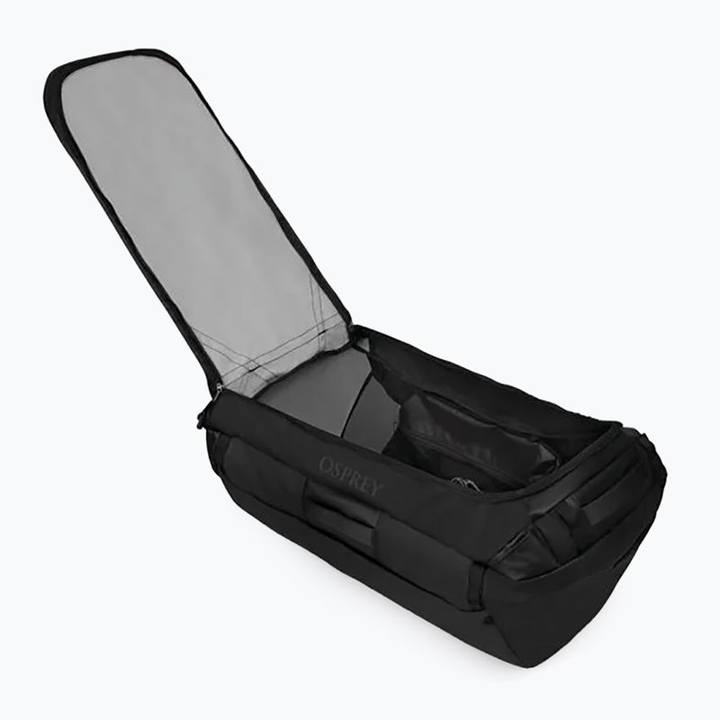 Osprey Transporter Duffel 150 l raven black пътна чанта 4