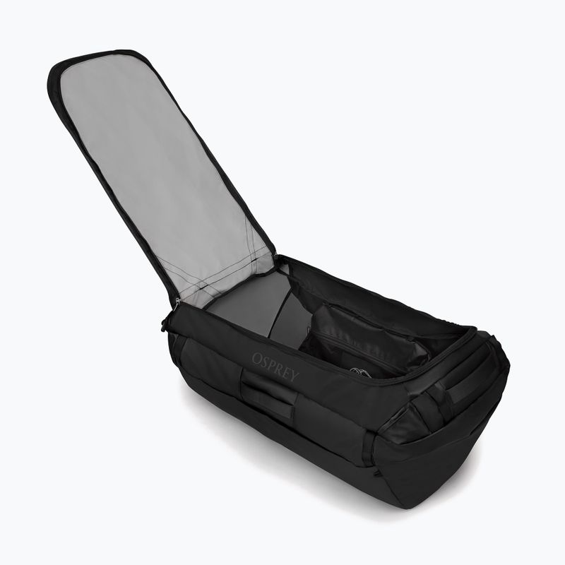 Osprey Transporter Duffel 150 l raven black пътна чанта 4