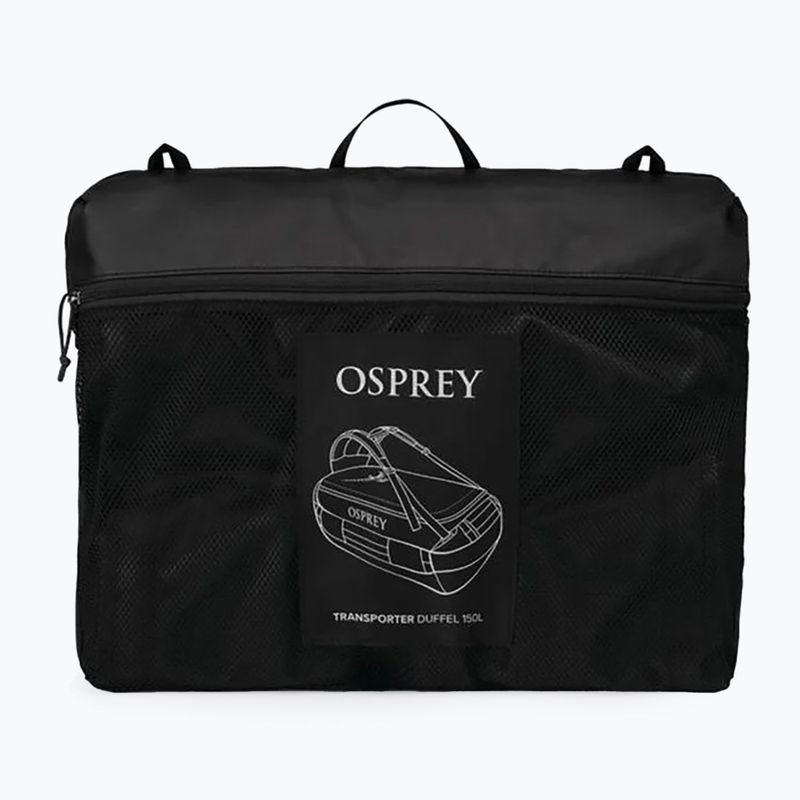 Osprey Transporter Duffel 150 l raven black пътна чанта 5
