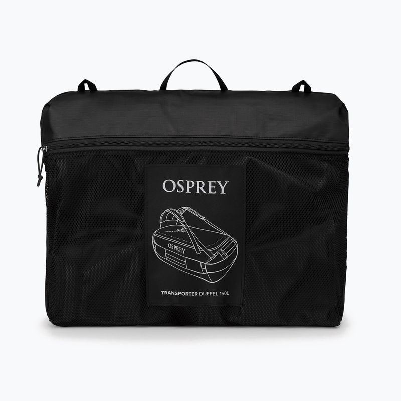 Osprey Transporter Duffel 150 l raven black пътна чанта 5