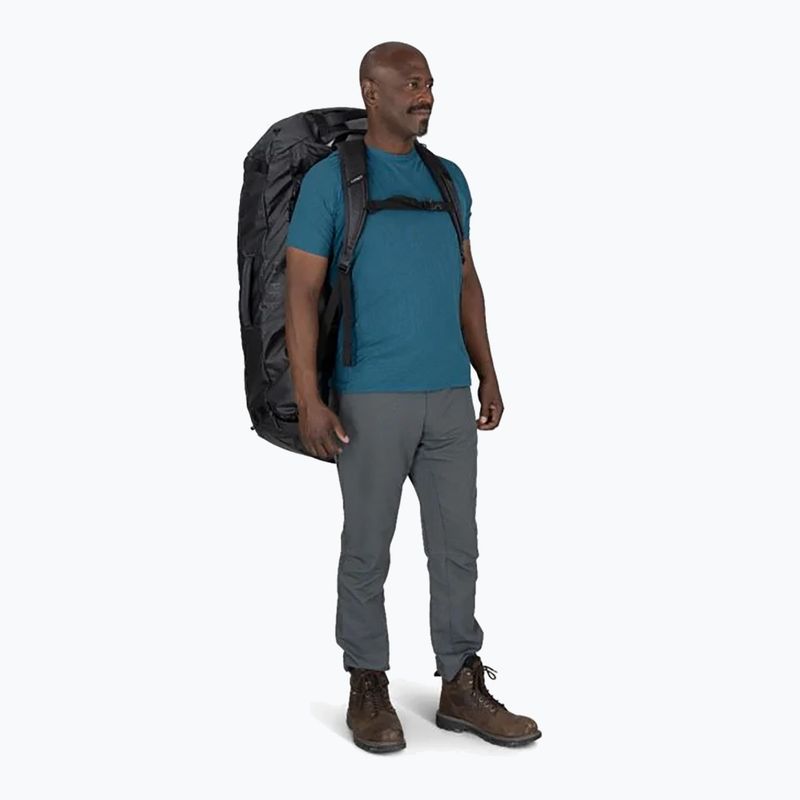 Osprey Transporter Duffel 150 l raven black пътна чанта 6