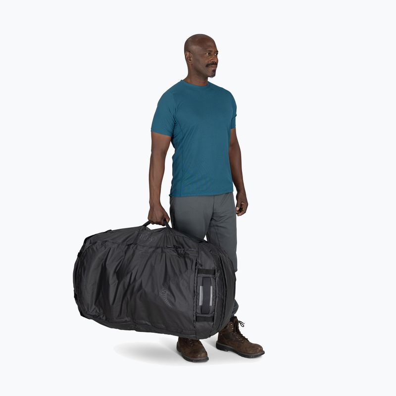 Osprey Transporter Duffel 150 l raven black пътна чанта 6