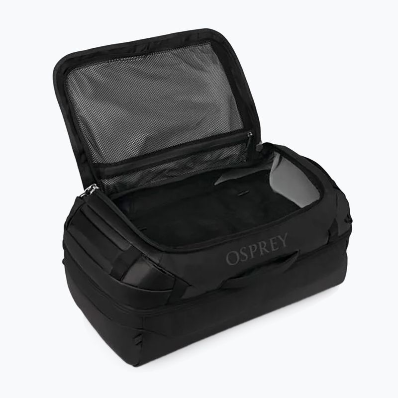 Osprey Transporter Duffel 44 l raven black пътна чанта 4