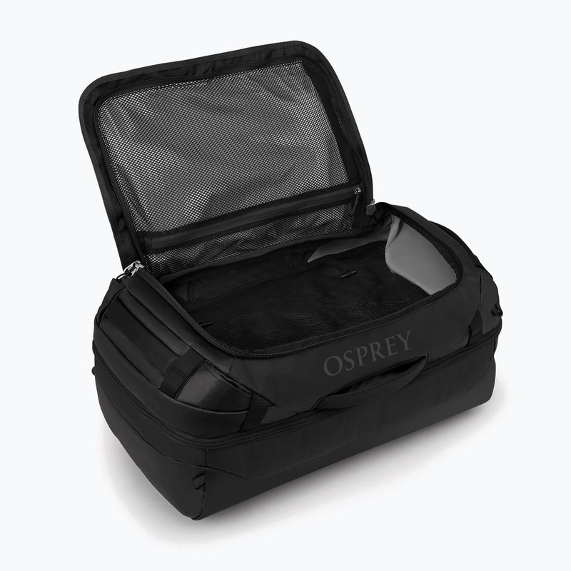 Osprey Transporter Duffel 44 l raven black пътна чанта 4