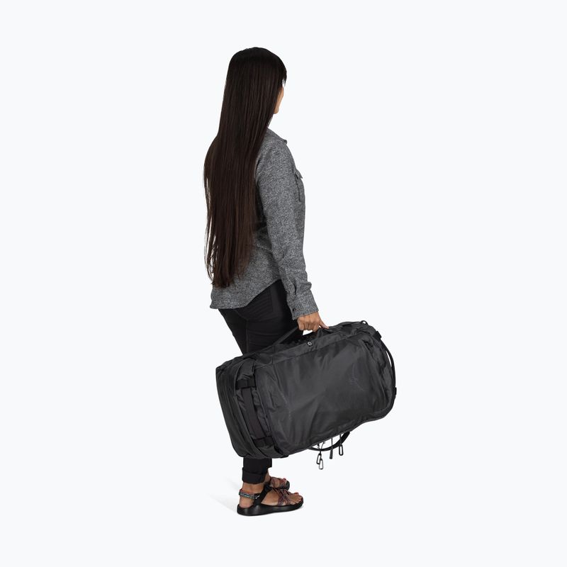 Osprey Transporter Duffel 44 l raven black пътна чанта 6