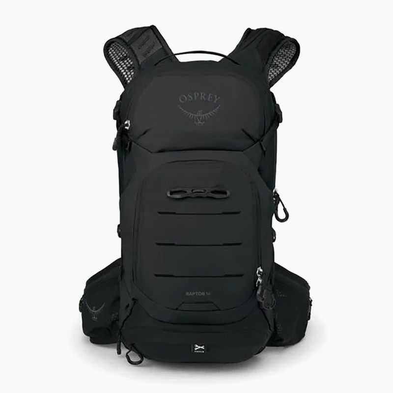 Велосипедна раница Osprey Raptor 14 + 2,5 л резервоар черна