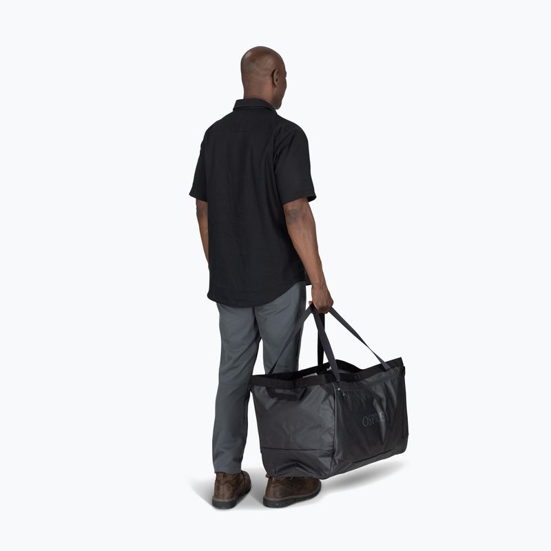 Пътна чанта Osprey Transporter Gear Tote 60 l raven black/black 5